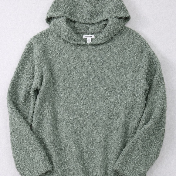 Sonoma Sweaters - Sonoma Men's Sage Green Crewneck Hoodie Sweater